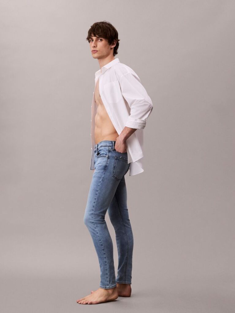 Denim Slim Tapered Jeans  Men