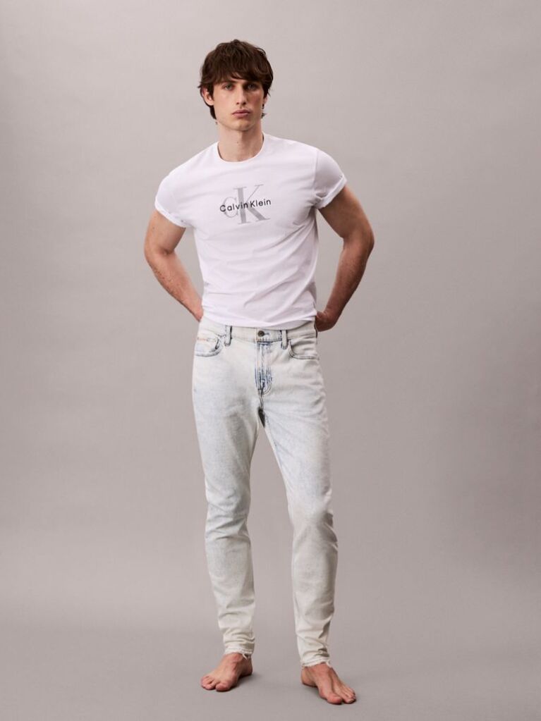 Denim Slim Tapered Jeans  Men