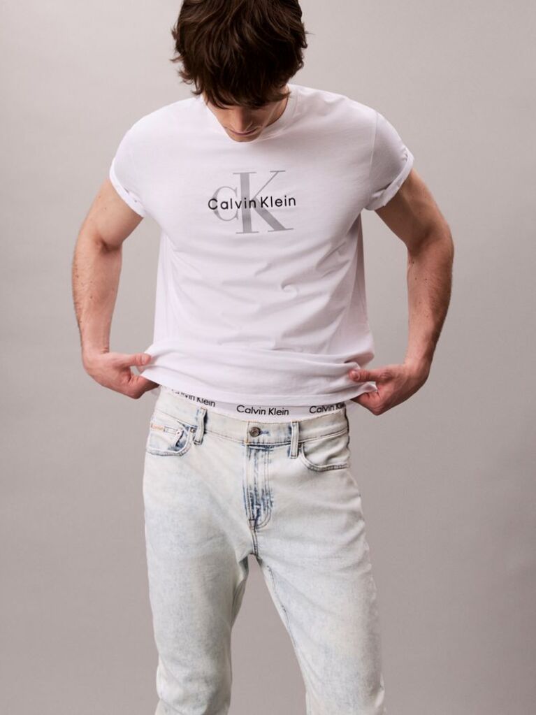Denim Slim Tapered Jeans  Men