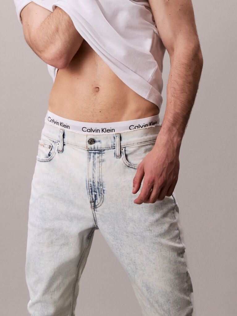 Denim Slim Tapered Jeans  Men