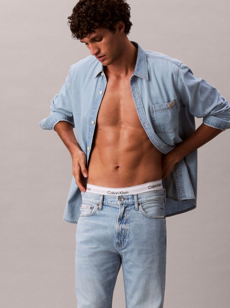 Denim Blugi Cu Croiala Dreapta Standard  Barbati