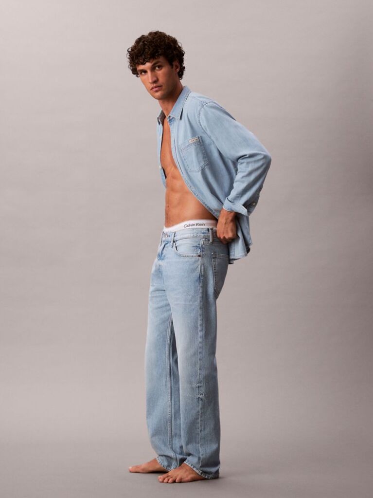 Denim Blugi Cu Croiala Dreapta Standard  Barbati