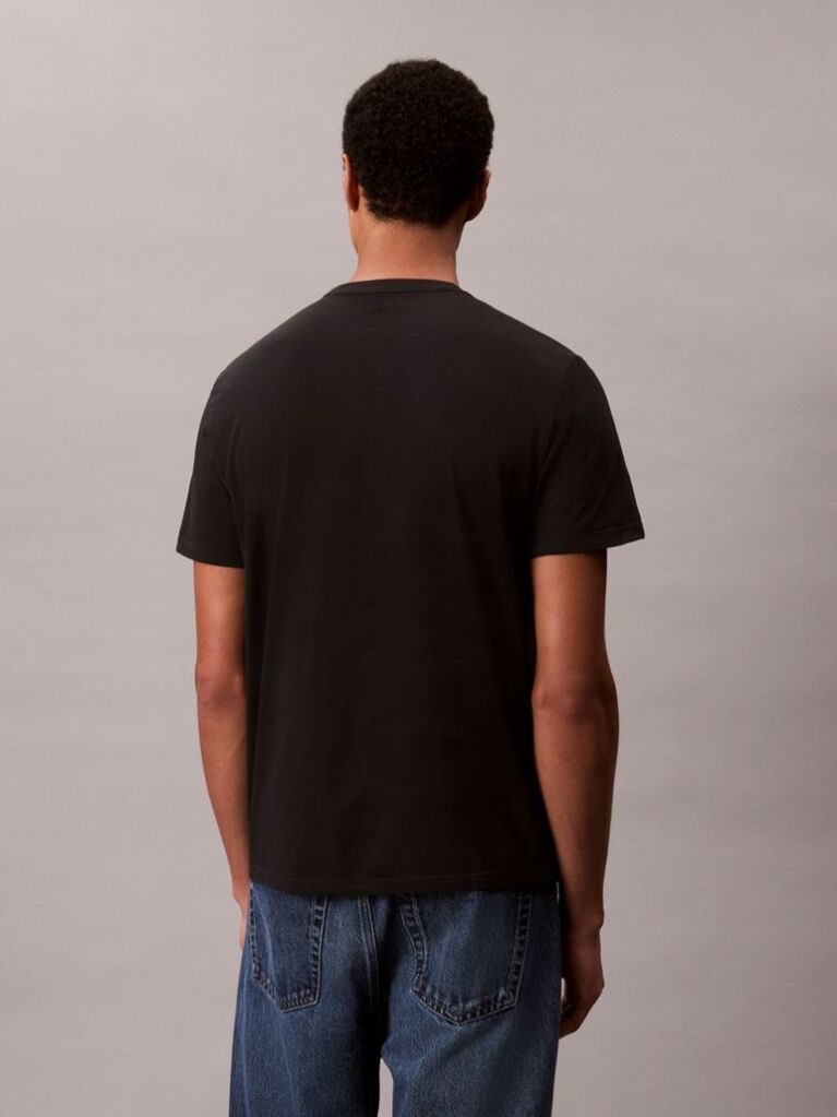 Negru Tricou Cu Maneca Scurta  Barbati