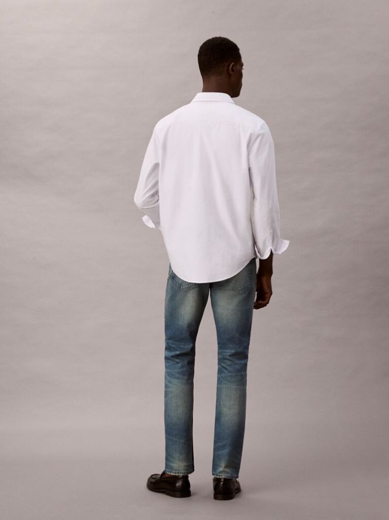 Denim Blugi Cu Croiala Slim  Barbati