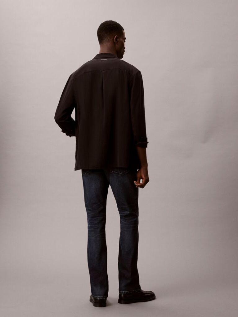 Denim Blugi Cu Croiala Slim  Barbati