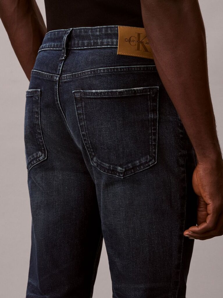 Denim Blugi Cu Croiala Slim  Barbati