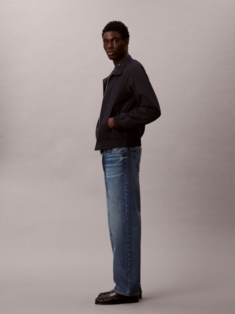 Denim Blugi Drepti Stil Anii 90  Barbati
