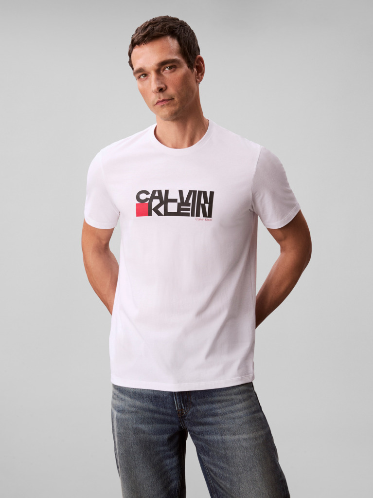 White Short Sleeve Redbox Graphic T-Shirt  Men