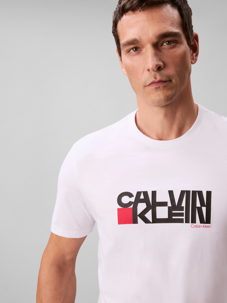 White Short Sleeve Redbox Graphic T-Shirt  Men