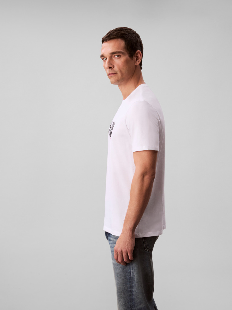 White Short Sleeve Redbox Graphic T-Shirt  Men