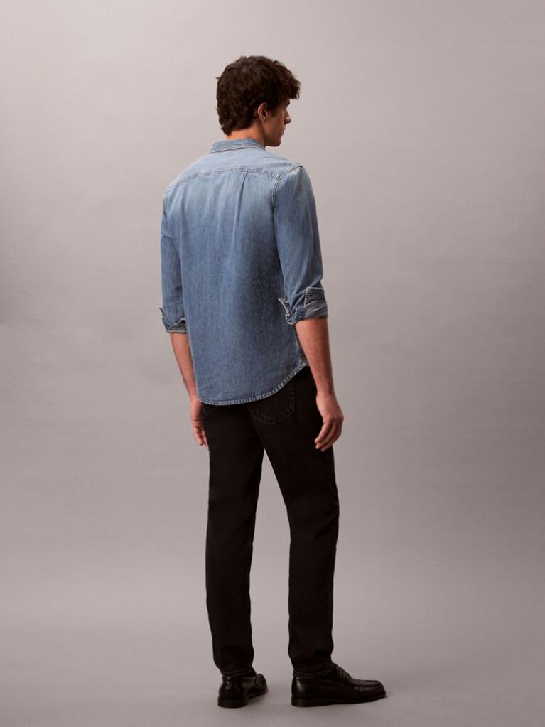 Denim Blugi Slim Cu Croiala Tapered  Barbati
