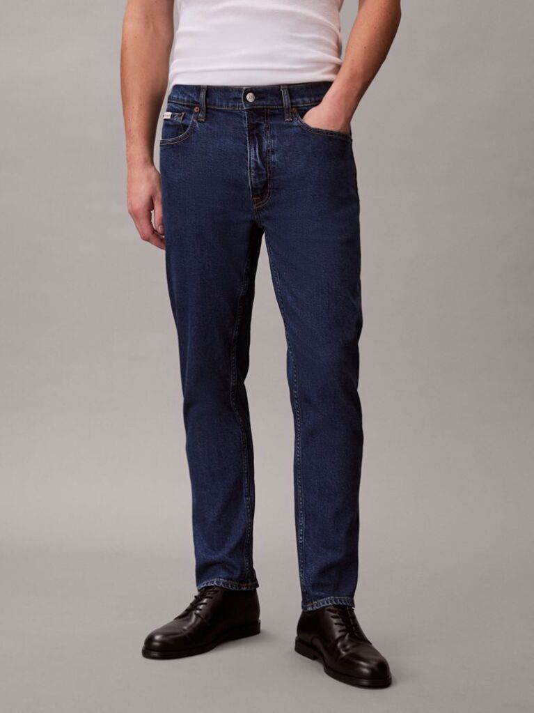 Denim Blugi Cu Croiala Tapered  Barbati