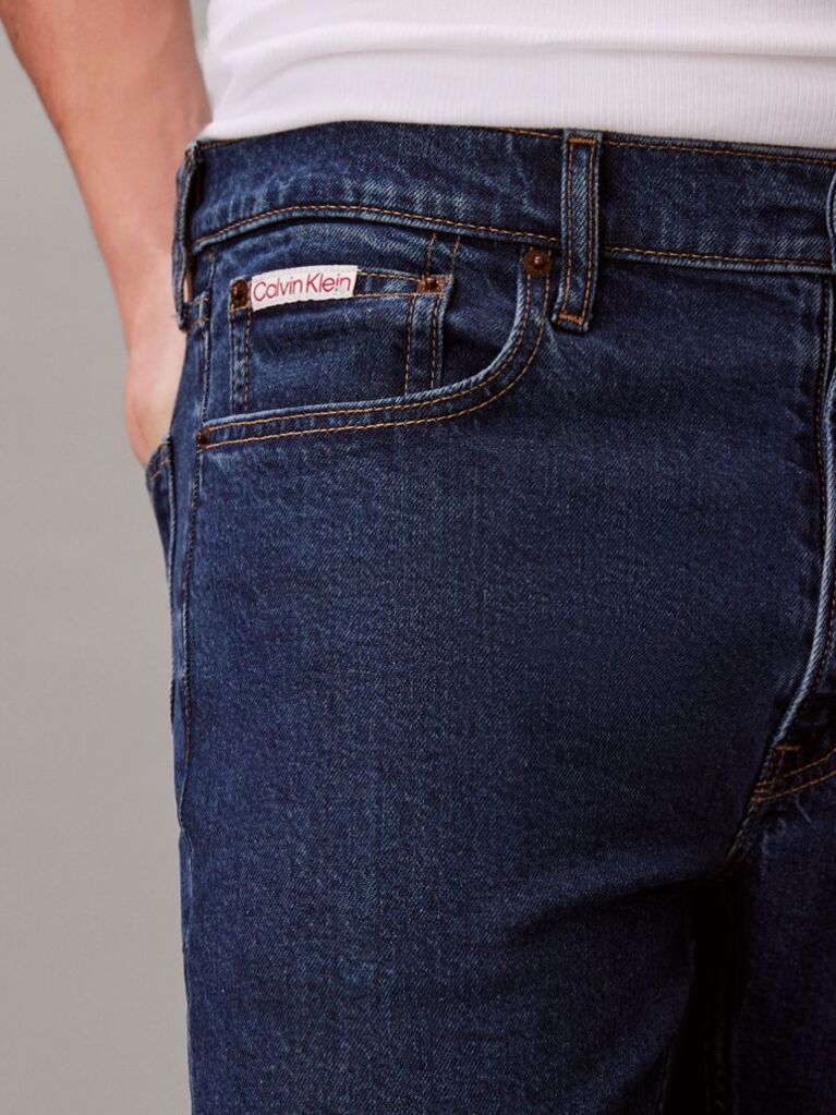 Denim Blugi Cu Croiala Tapered  Barbati