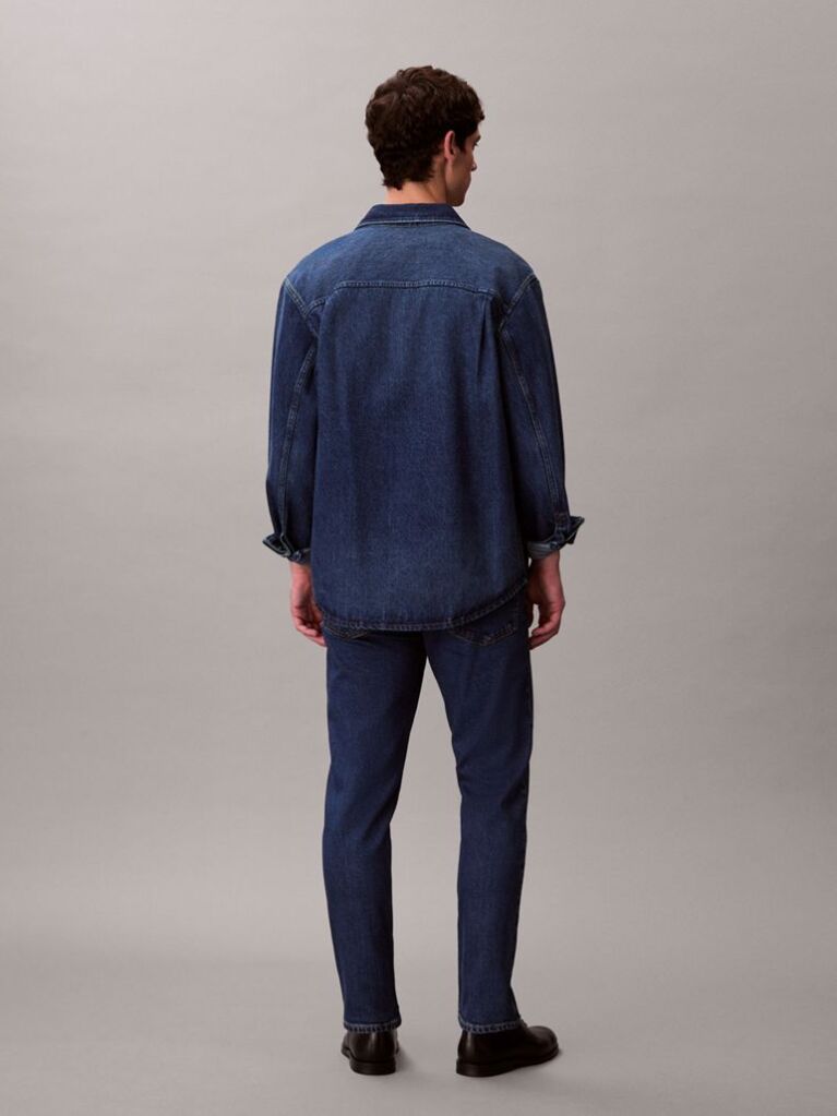 Denim Blugi Cu Croiala Tapered  Barbati