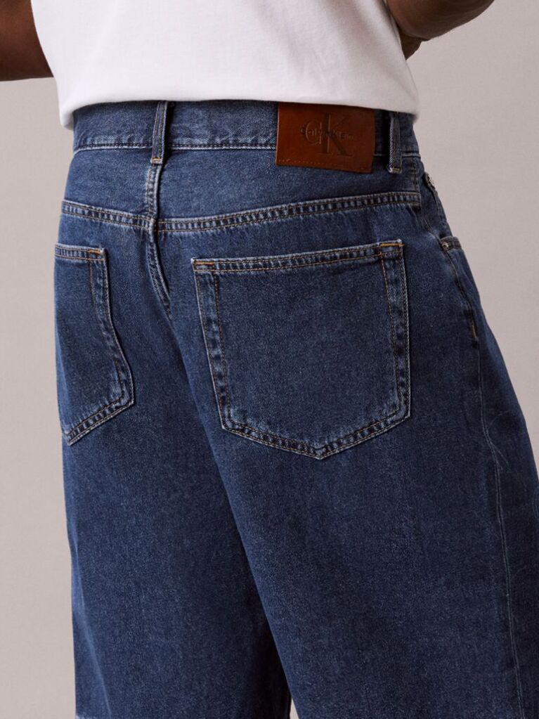 Denim Pantaloni Scurti Din Denim Cu Logo 90s  Barbati