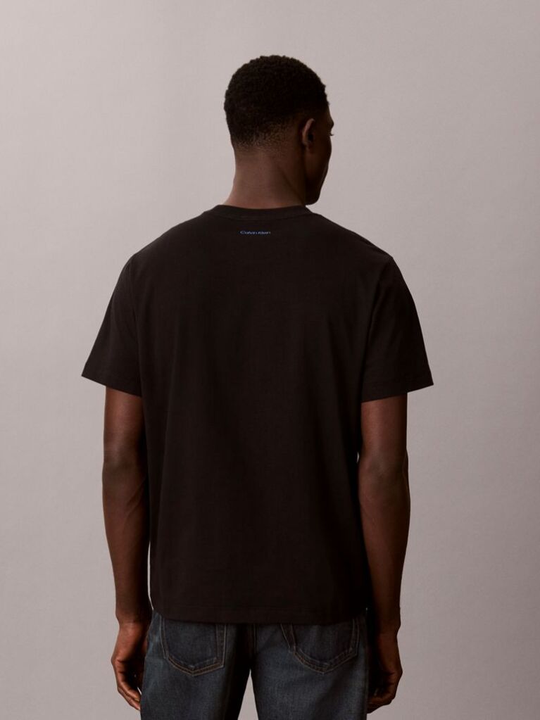 Black Relaxed Logo T-shirt  Men
