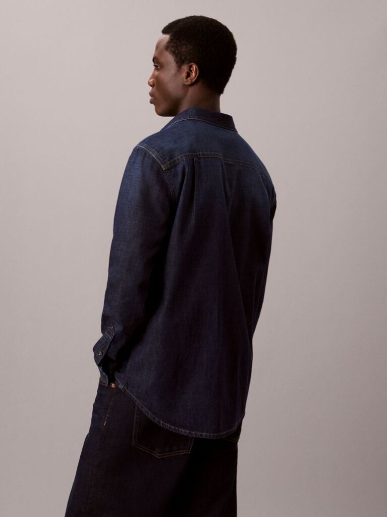 Denim Camasa Din Denim Cu Croiala Clasica  Barbati