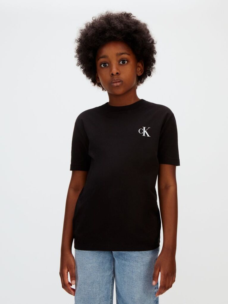 Negru Tricou Pentru Copii  Copii Unisex