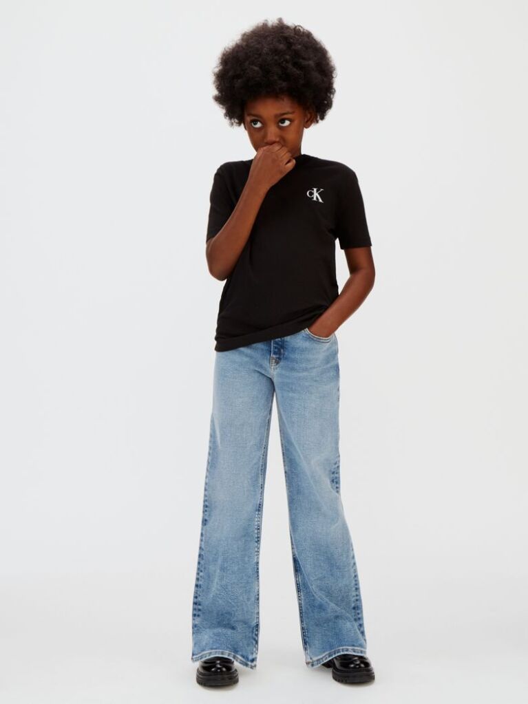 Negru Tricou Pentru Copii  Copii Unisex