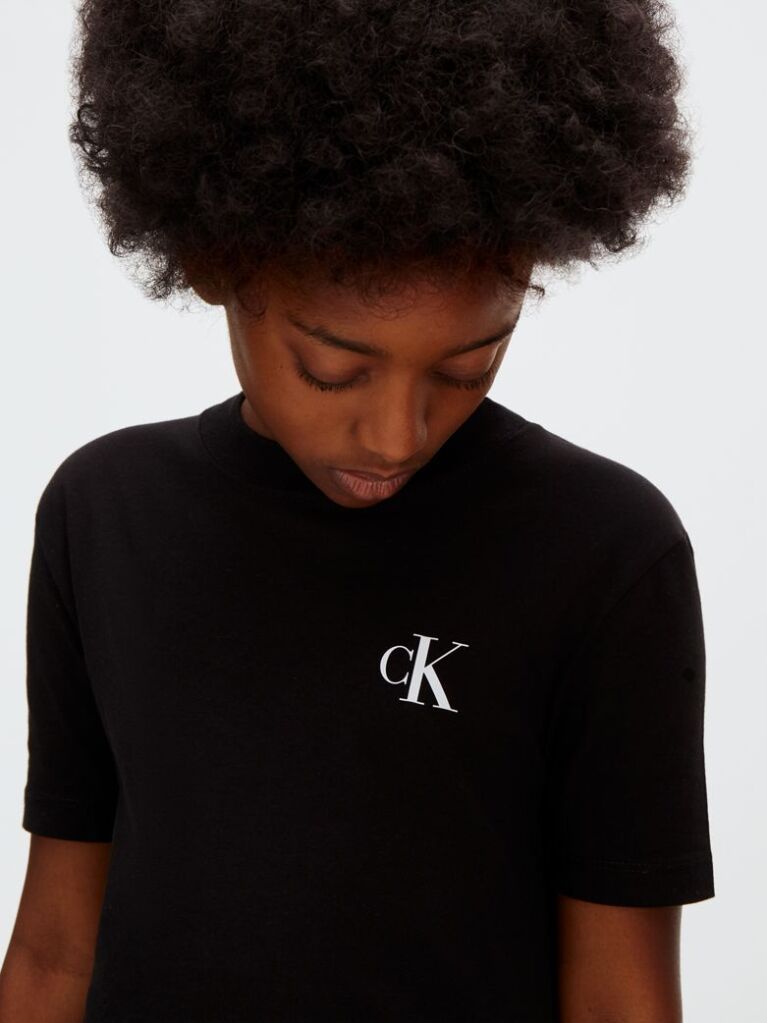 Negru Tricou Pentru Copii  Copii Unisex