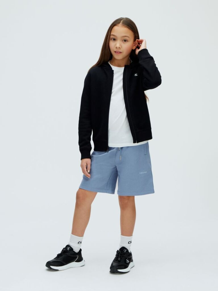 Albastru Pantaloni Scurti Jogging Din Terry Pentru Copii  Copii Unisex