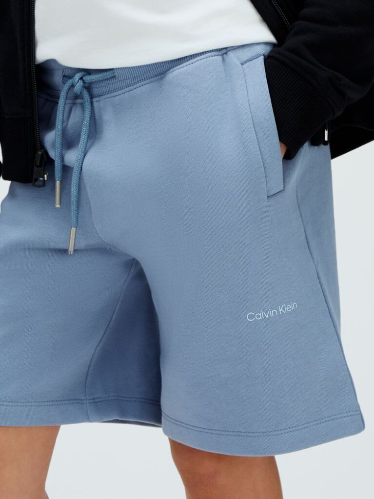 Albastru Pantaloni Scurti Jogging Din Terry Pentru Copii  Copii Unisex