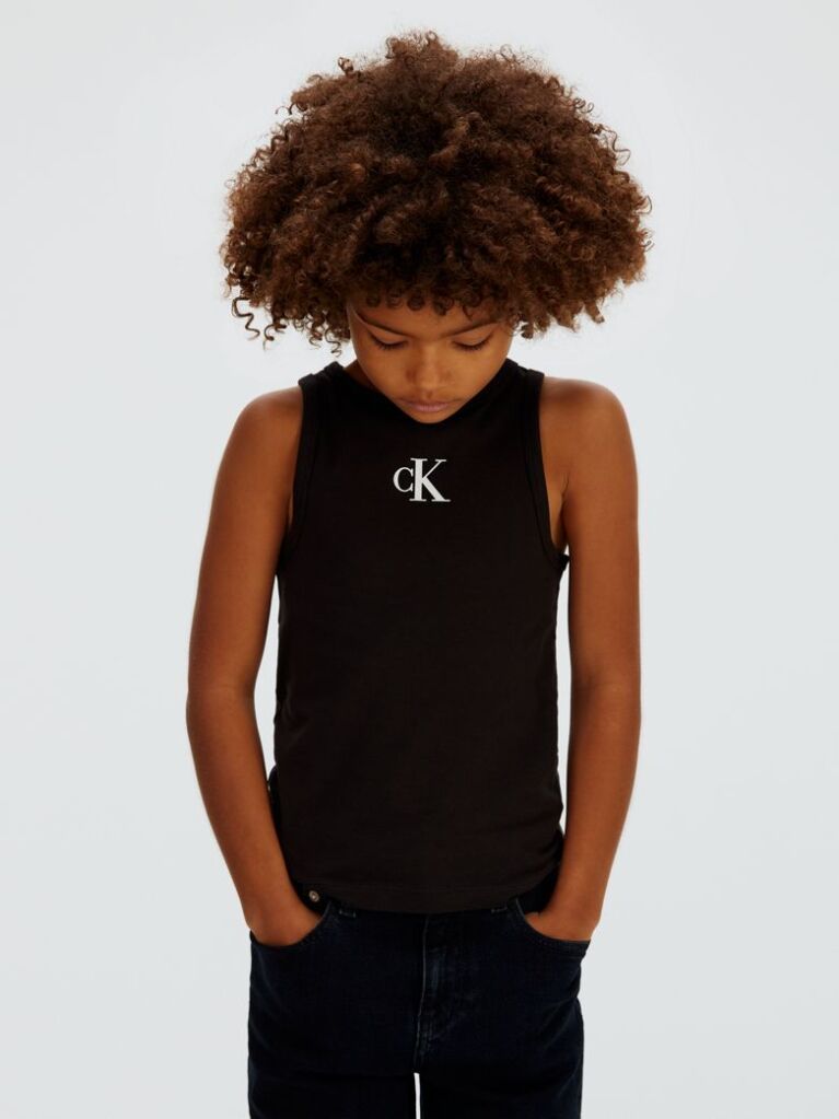 Negru Maiou Cu Logo  Fete