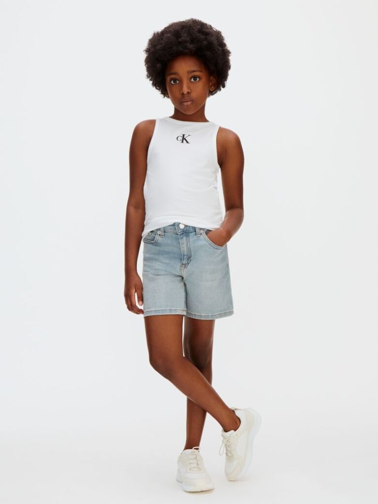 Denim Pantaloni Scurti Bermuda Din Denim  Fete
