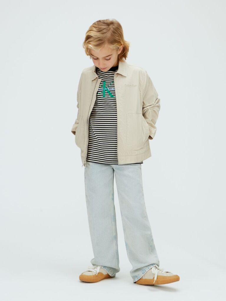 Beige Ripstop Jacket  Boys