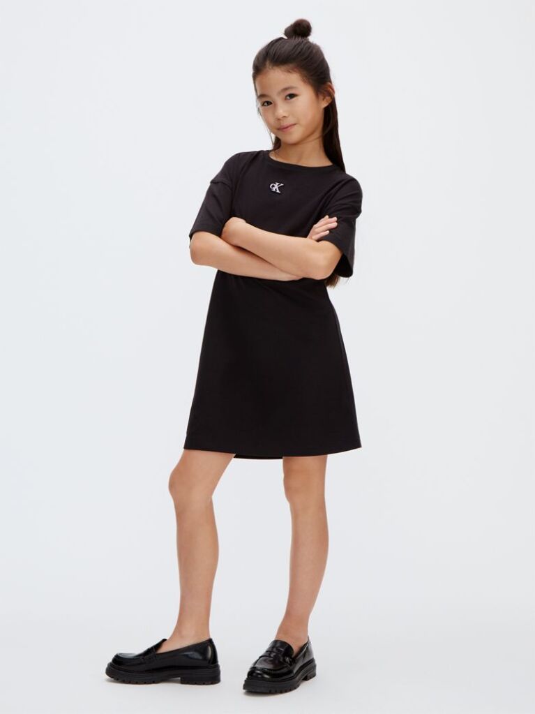 Black T-shirt Dress  Girls