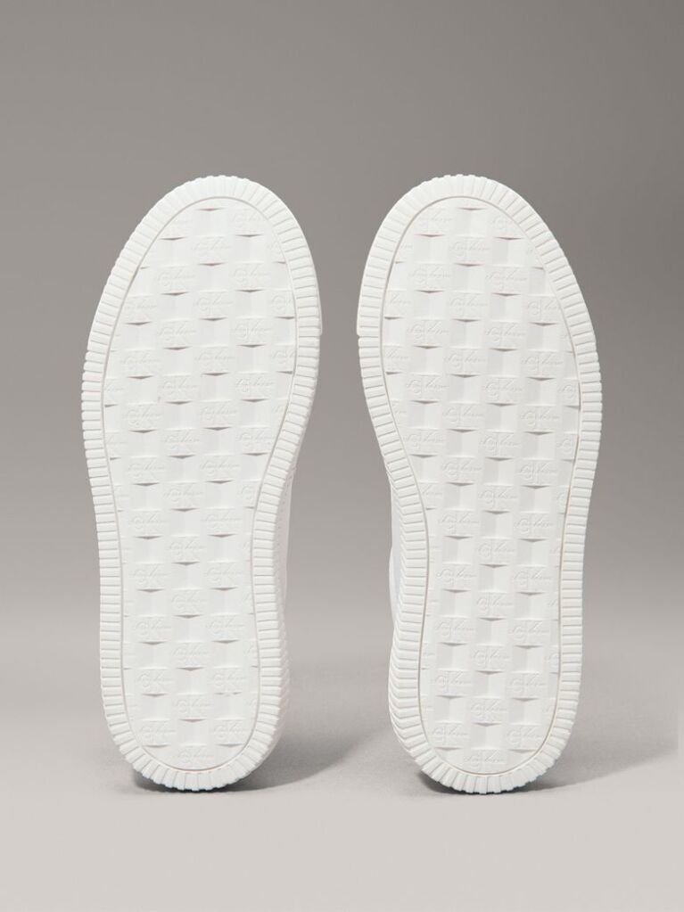 White Canvas Trainers  Men