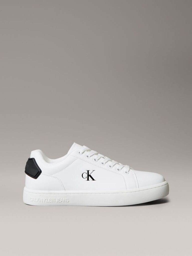 White Leather Trainers  Men