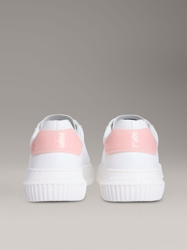 White Leather Trainers  Women
