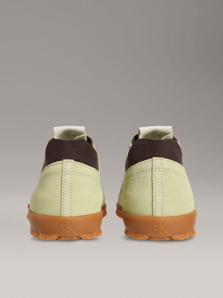 Green Suede Trainers  Women