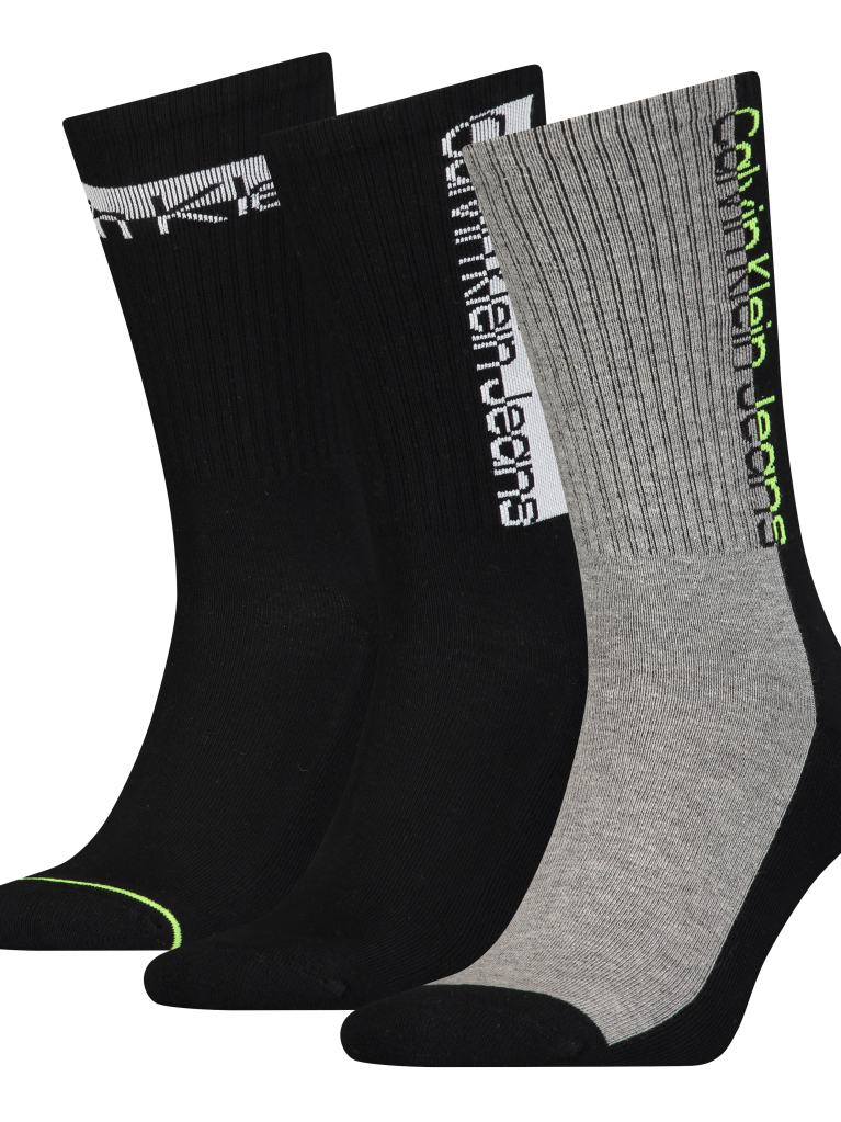Negru Set 3 Perechi Sosete Sport Barbati  Barbati