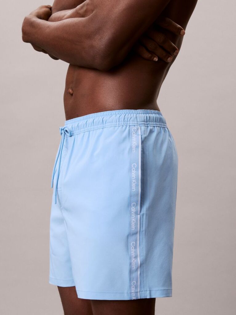 Albastru Pantaloni Scurti De Inot Core Solid  Barbati