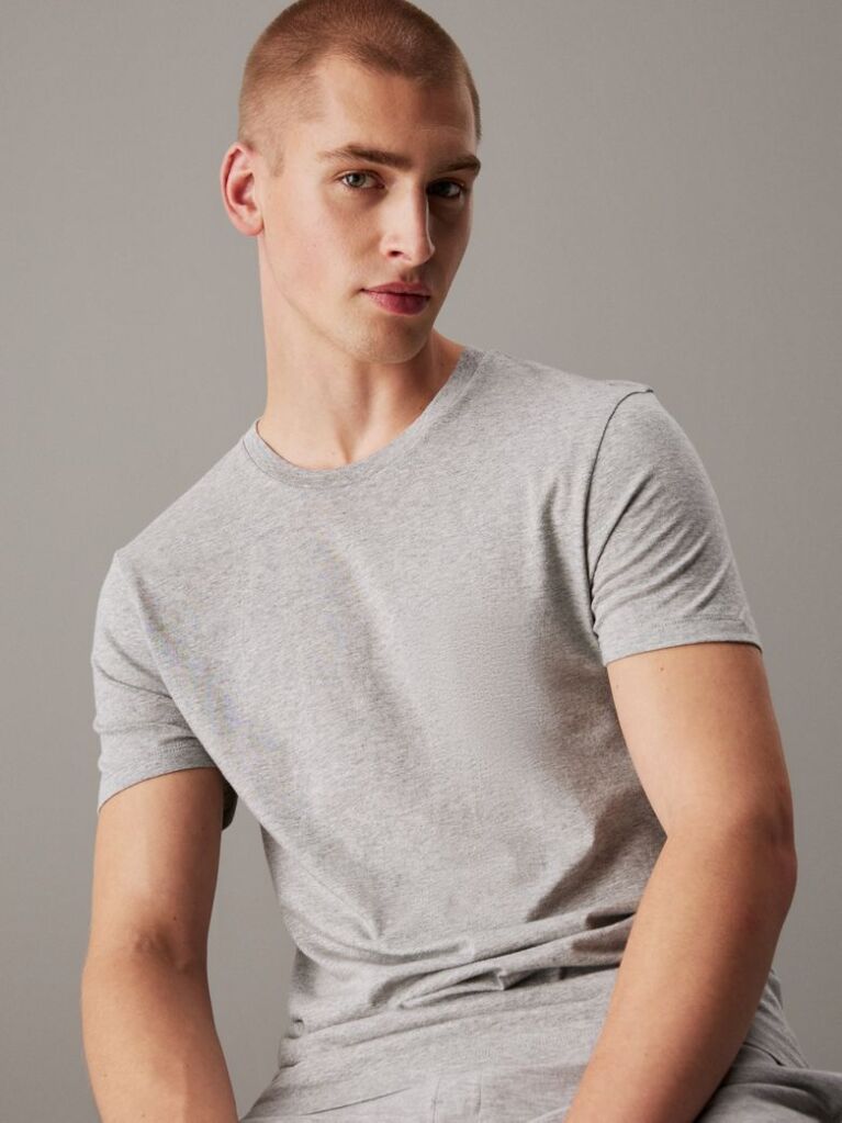 Multi Set 3 Tricouri Cu Guler Rotund – Cotton Classics  Barbati