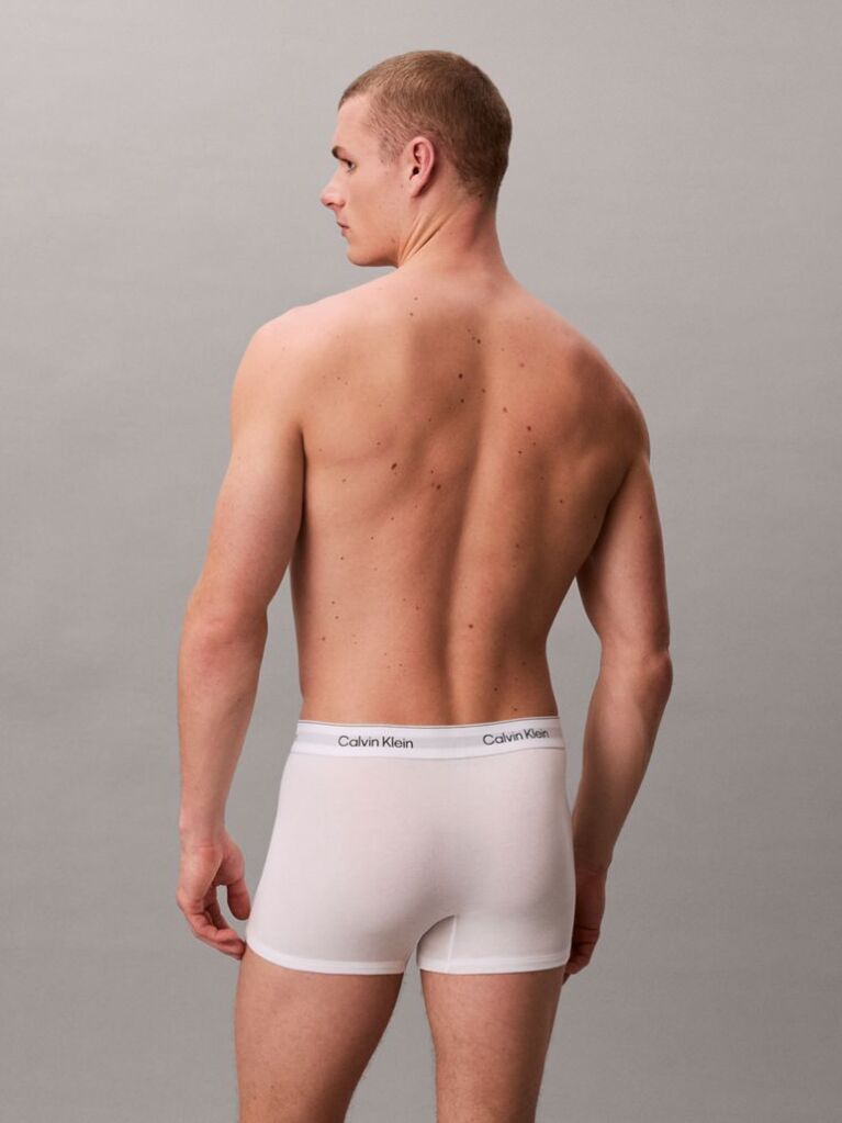 Alb Set 3 Boxeri Relaxati Dart – Icon Cotton Stretch  Barbati