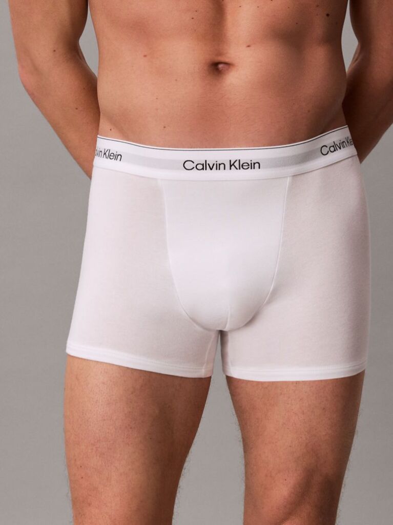 Alb Set 3 Boxeri Relaxati Dart – Icon Cotton Stretch  Barbati