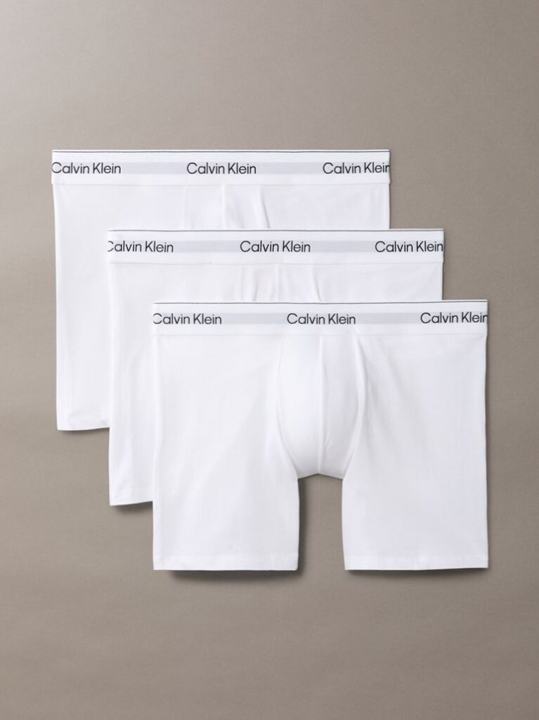 Alb Set 3 Boxeri Tip Slip – Icon Cotton Stretch  Barbati