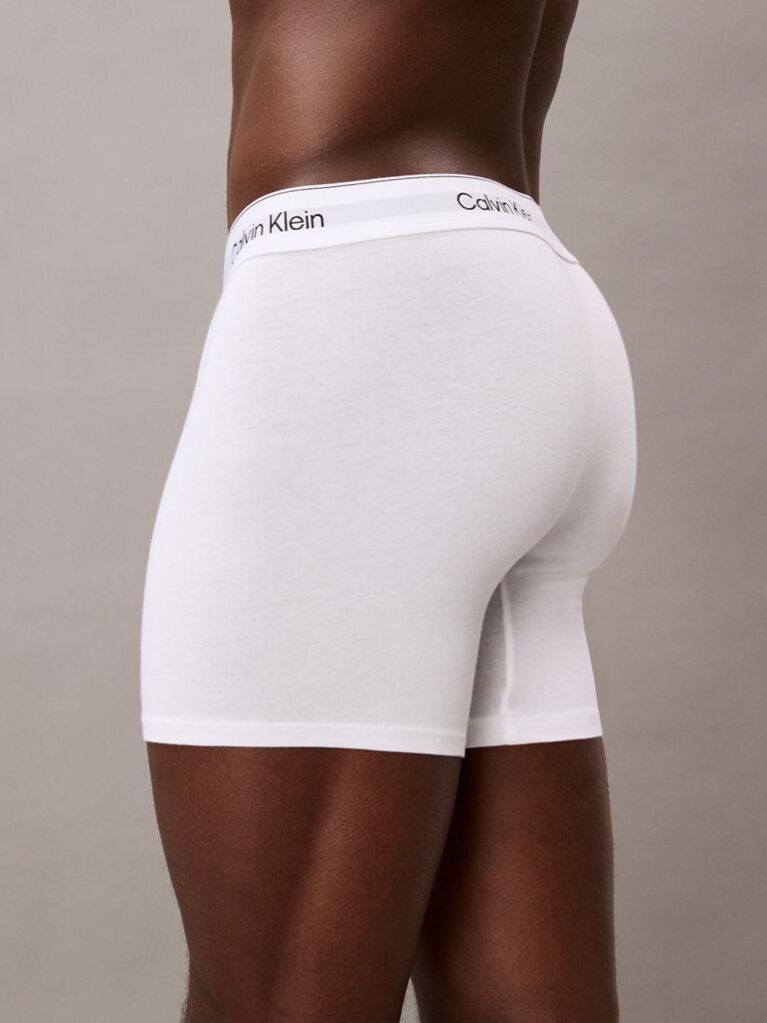 Alb Set 3 Boxeri Tip Slip – Icon Cotton Stretch  Barbati