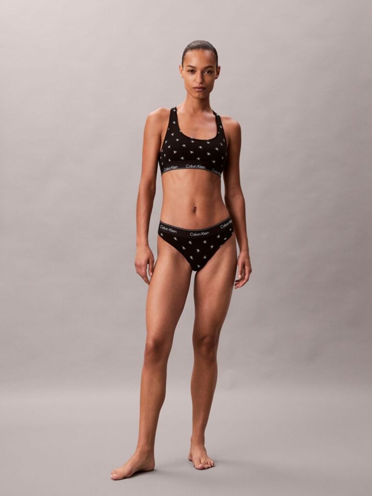 Negru Bralette Fara Captuseala – Icon Cotton Modal  Femei