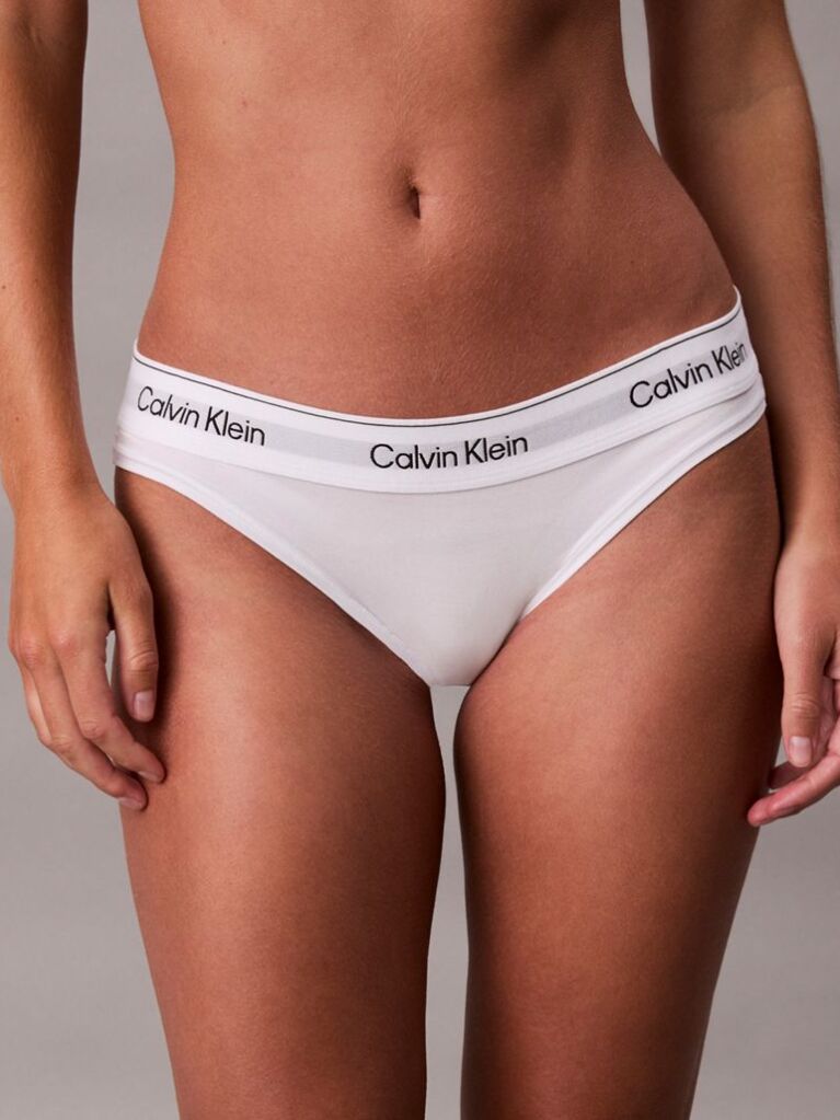 White Bikini Briefs - Icon Cotton Modal  Women