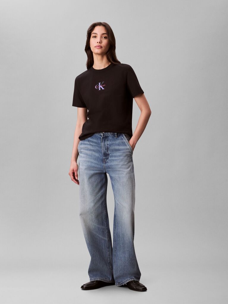 Black Short Sleeve T-Shirt  Women
