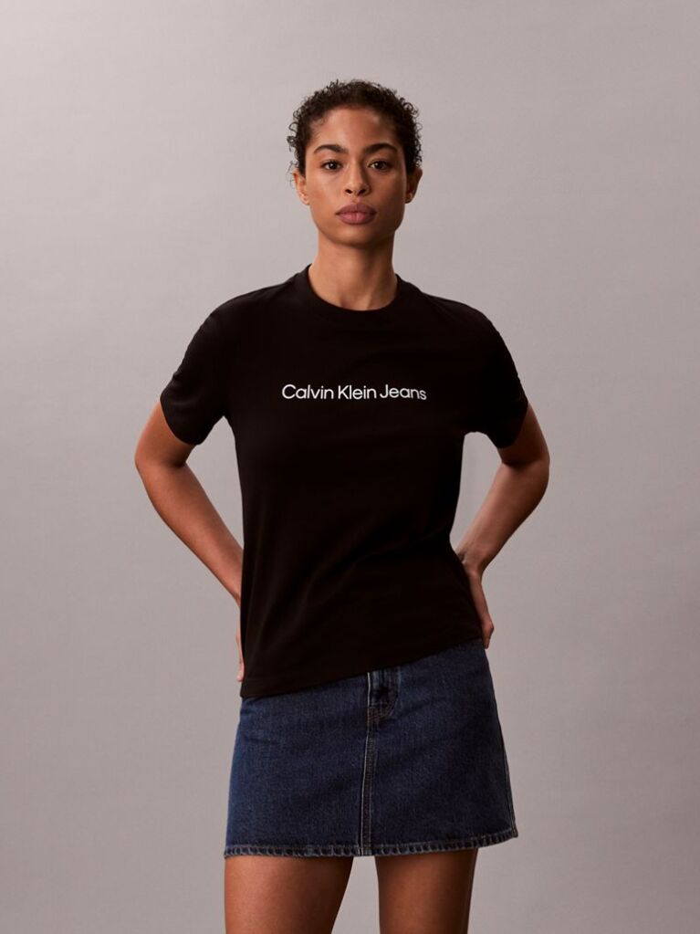Negru Tricou Cu Maneca Scurta  Femei