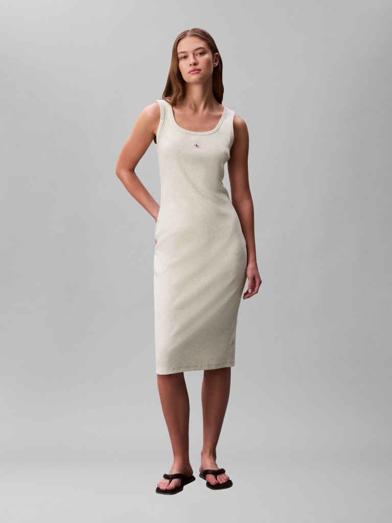 Gri Rochie Mini Fara Maneci Cu Structura Ripata  Femei