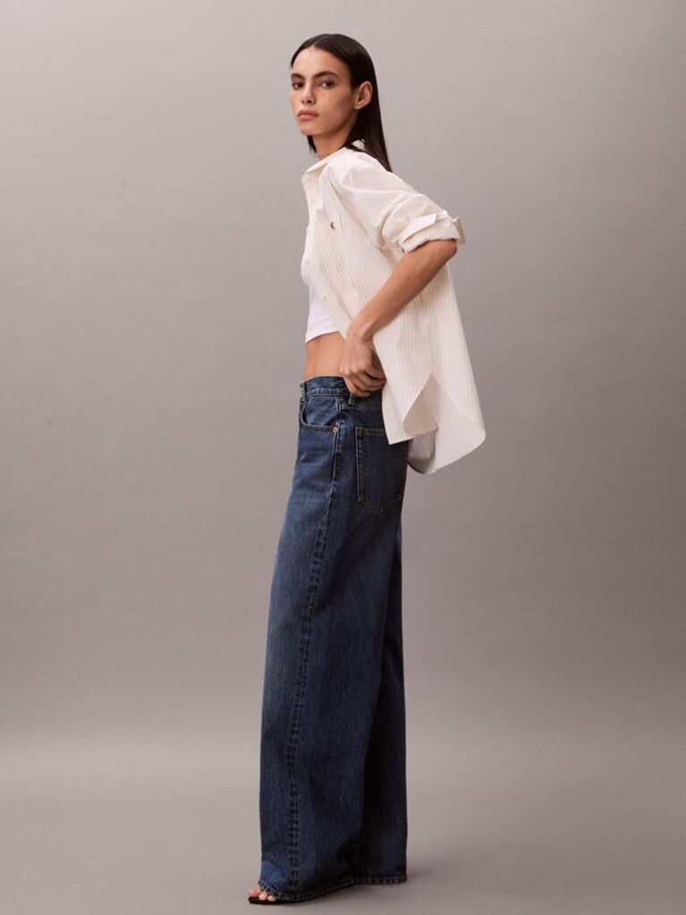 Denim Wide Leg Jeans  Women