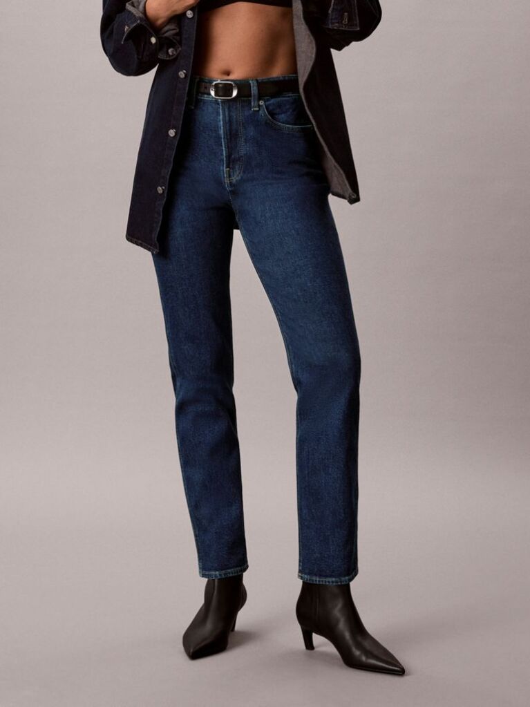 Denim Blugi Brooke Cu Croiala Drepta  Femei