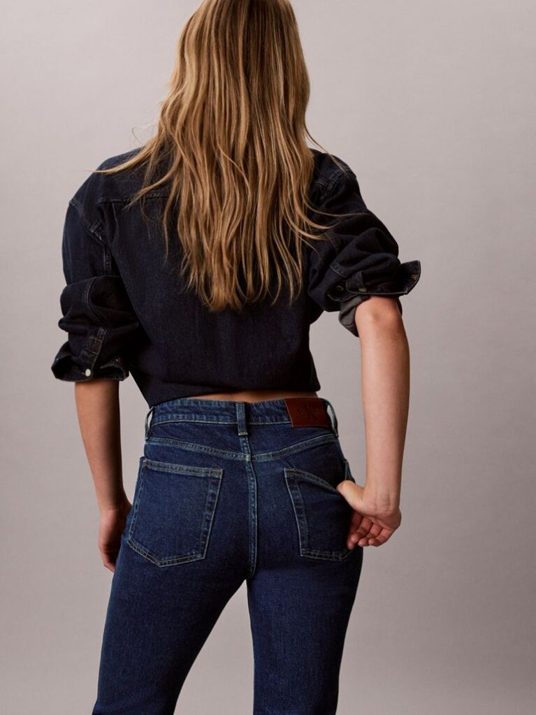 Denim Blugi Brooke Cu Croiala Drepta  Femei