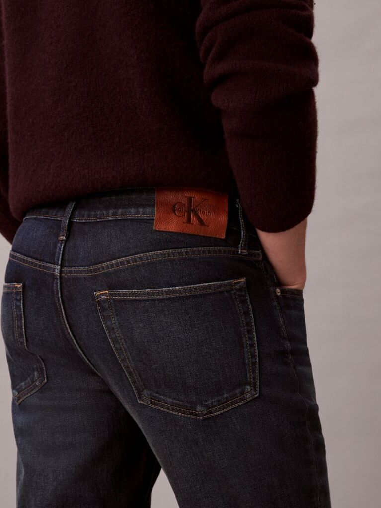 Denim Blugi Cu Croiala Slim  Barbati